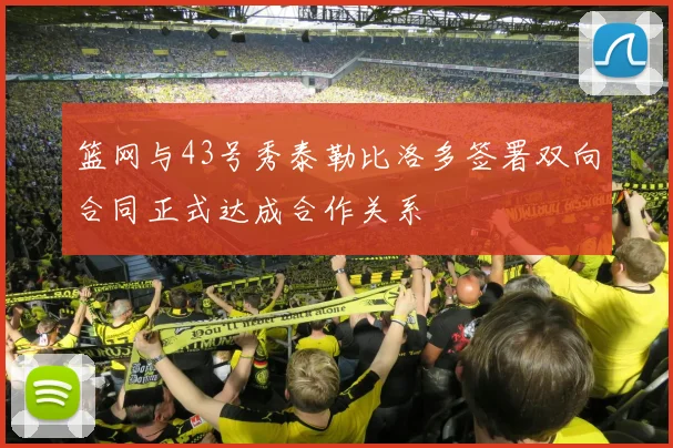 篮网与43号秀泰勒比洛多签署双向合同正式达成合作关系